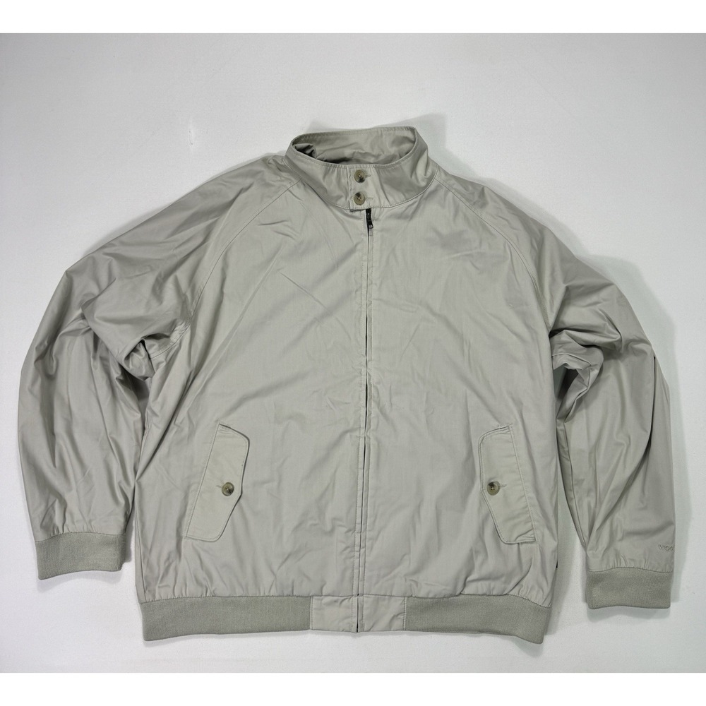 Woolrich Jacket Men's 2XL Canvas Plaid Lined Bomber Pockets Outdoor Casual Dad